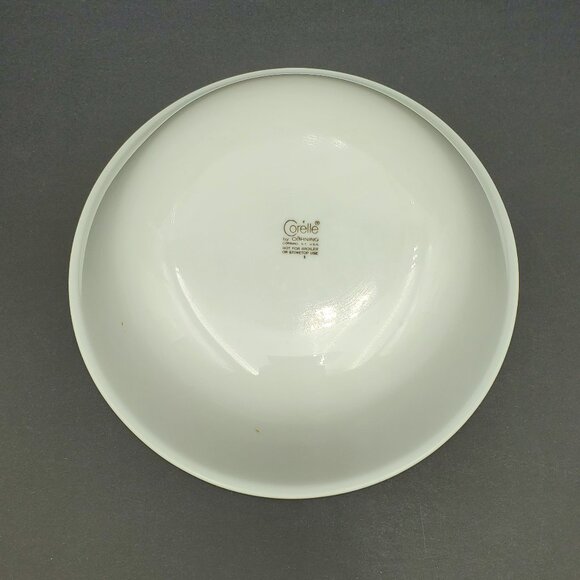 Corelle Wildflower Medium Serving Bowls Corning White Vegetable Bowls Green Band - Picture 7 of 10